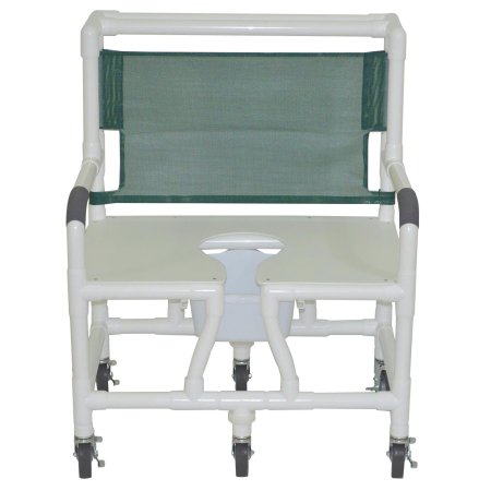 Mjm International Bariatric Shower Chair  Pvc Frame 22-1/4 Inch Height - 130-5