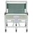 Mjm International Bariatric Shower Chair  Pvc Frame 22-1/4 Inch Height - 130-5
