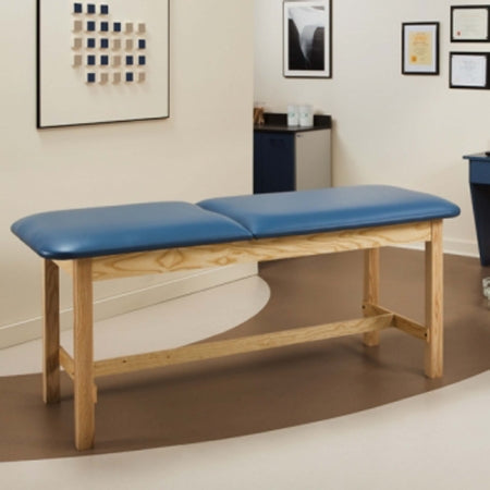 Clinton Industries ETA Classic Series H-Brace Treatment Table Fixed Height 400 Lbs. - 1010-27-3BK/1NT