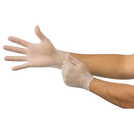 Derma Free - Exam Glove X-Large NonSterile Vinyl Standard Cuff Length Smooth Clear Not Chemo Approved - DF-850-XL