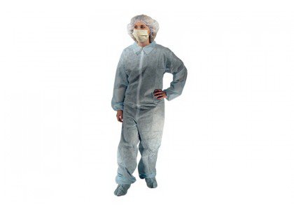 Dukal - Coverall 3X-Large White Disposable NonSterile - 382XXXL