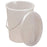 Grainger - Utility Pail 3-1/2 gal. White - 9PR95