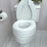 Mabis Healthcare Raised Toilet Seat 5 Inch Height White 250 lbs. Weight Capacity - 522-1508-1900HS