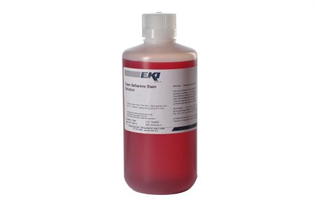 Ek Industries - Gram Safranin Stain Solution 1 Liter (32 oz.) - 11120-1L