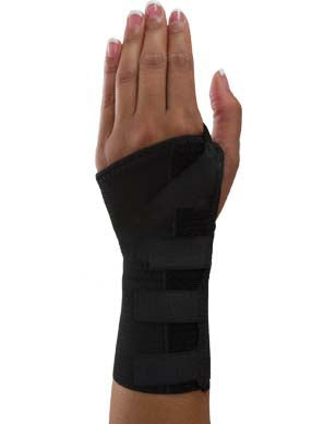 Frazer - Wrist Brace Elastic / Metal Left Hand Black X-Small - 08144711