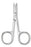 Centurion - Iris Scissors 3-1/2 Inch Length Floor Grade Stainless Steel Sterile Finger Ring Handle Curved Sharp Tip / Sharp Tip - 66890