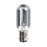 Bulbtronics Incandescent Lamp 1 dia. X 2.5 Inch, 30 W, 115/125 V, T8 Shape, BA15D/DC Bayonet Base, 300L Initial Lumens, 200 Hours Life, 35mm LCL, 1/2 Clear 1/2 Silver Finish - 12060