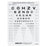 Good-Lite Co Card Near Vision Vision Testing 16" Testing Distance 5-1/2X8" 1/Ea - 725000