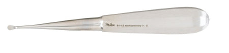 Miltex - Bone Curette Molt Hollow Handle Size 2 Tip Atraumatic Tear Shaped Tip - 61-12