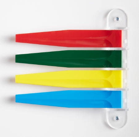 Kull Industries Exam Room Signal Flag Wall Mount 4-Flag 1-1/8 X 7 Inch - KI-P4 LONG