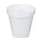 Dart - Drinking Cup 4 oz. White Styrofoam Disposable - 4J4
