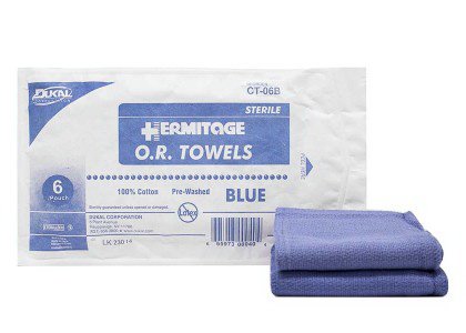 Dukal - O.R. Towel 17 W X 26 L Inch White Sterile - CT-04W
