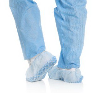 O&M Halyard Inc Shoe Cover X-Large Blue NonSterile - 69121