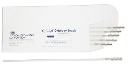 Medical Packaging CytoSoft Cytology Brush 8 Inch Non Sterile - CYB-100-8