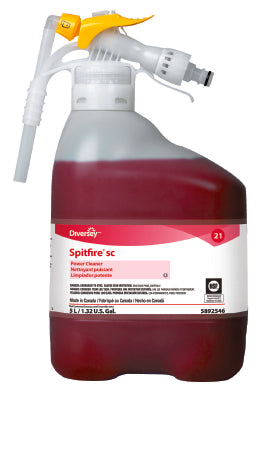 Diversey Spitfire SC - Surface Cleaner Alcohol Based RTD Dispensing System Liquid Concentrate 5 Liter Bottle Pine Scent NonSterile - DVS95892546