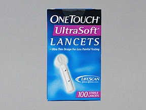 OneTouch - Lancet Ultra Soft Lancet Needle Multiple Depth Settings 28 Gauge - 53885039310