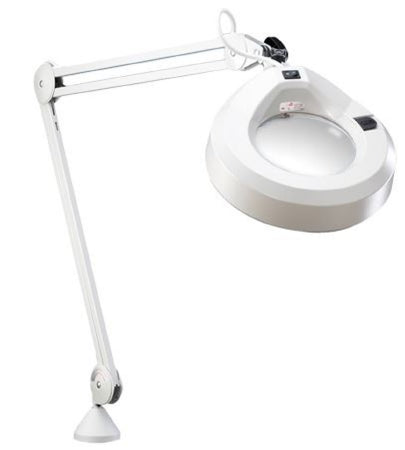 Luxo Corp Luxo Magnifying Lamp Clamp Mount 22 Watt Light Gray - KFK025821