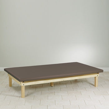 Clinton Industries Value Series Upholstered Mat Platform 4 X 7 Foot 18 Inch 500 lbs. Plywood - 260-47-BLKNAT
