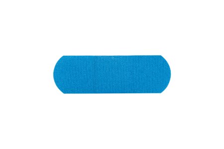 American White Cross - Metal Detectable Adhesive Strip 1 X 3 Inch Fabric Rectangle Blue Sterile - 1631025
