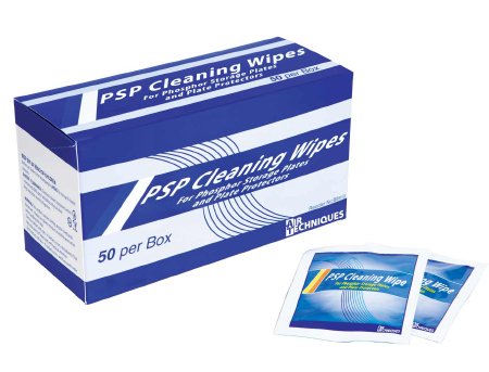 Air Techniques - Surface Disinfectant Cleaner Premoistened Alcohol Based Manual Pull Wipe 50 Count Individual Packet Alcohol Scent NonSterile - B8910