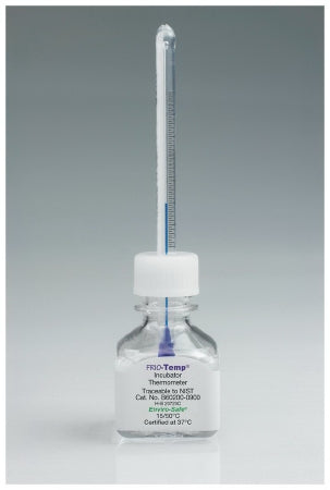 PANTek Technologies LLC Enviro-Safe Incubator Thermometer Celsius 15° to 50°C Partial Immersion Free-standing Does Not Require Power - 13201464