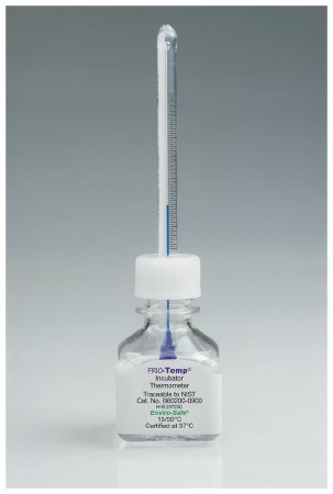 Fisherbrand Enviro-Safe - Liquid-in-Glass Thermometer Celsius 15° to 50°C Partial Immersion Free-standing Does Not Require Power - 13201464