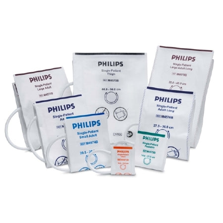 Philips - Blood Pressure Cuff Adult Thigh Medium Cuff 27.5 - 36 cm Cloth Fabric Cuff - Philips Healthcare - 989803148031