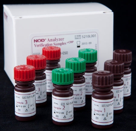 Nova-One Diagnostics NOD General Chemistry Verification Samples with CRP Multiple Analytes 3 Levels 3 Vials X 3 Levels X 0.5 mL - ALCV-G14133-050