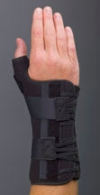 Medical Specialties Ryno Lacer Wrist Support Left Hand Black One Size Fits Most - 223520
