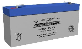 Power-Sonic - Sealed Lead Acid Battery Pack 6V Rechargeable 1 Pack - 0031021
