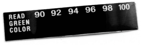 Caplugs TMP Series Temperature Indicator Strip Liquid Crystal with Adhesive - 240-A420-000