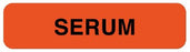UAL - Drug Label Anesthesia Label Serum Red 5/16 X 1-1/4 Inch - ULTI103