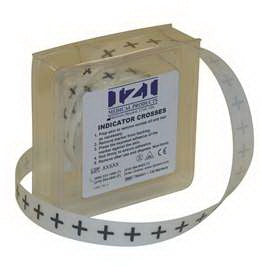 Alimed Indicator Marker 0.125 Inch, Clear, Flat, Disposable, Dots - 927848