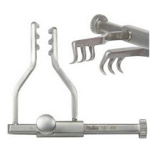 Miltex-Integra Retractor Goldstein 1-1/8" 3X3 Pointed Prong/5Mm Deep Ss/Nmgntc Ra - 18-88