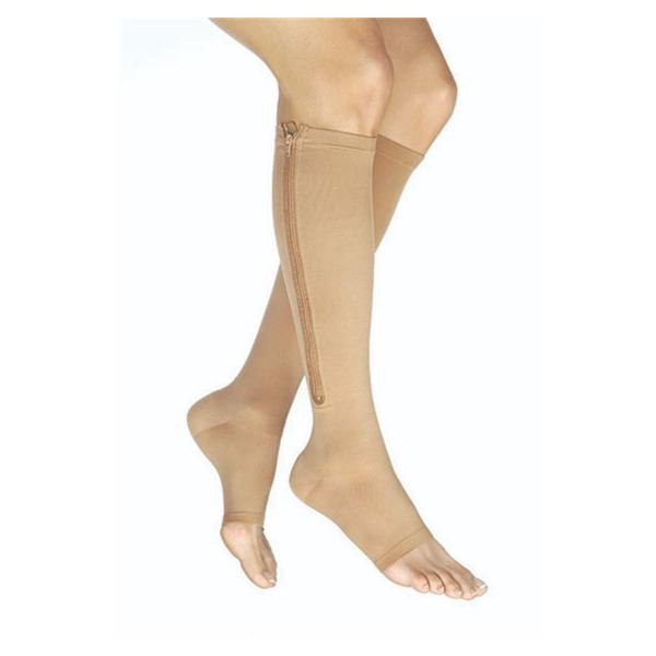 BSN Medical Stocking Compression Vairox Knee High Open Toe Large Unisex <16" Beige 1/Pr - 114475