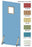 Bar-Ray Mobile Barrier with Framed Glass 30 X 75 Inch, Almond, 18 X 24 Inch Glass Size, With Framed Glass - 65511
