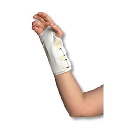 Scott Specialties Cock-Up Splint Canvas Right Hand White X-Large - 3957 WHI XLR