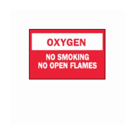 Fisher Scientific Brady Caution Sign Oxegen: No Smoking No Open Flames - 19102448