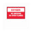 Fisher Scientific Brady Caution Sign Oxegen: No Smoking No Open Flames - 19102448