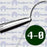 Acuderm Acu-Suture Standard Point Suture with Needle Nonabsorbable Uncoated Black Suture Monofilament Nylon Size 4-0 10 Inch Suture 1-Needle 19 mm Length 3/8 Circle Reverse Cutting Needle - SUF2410