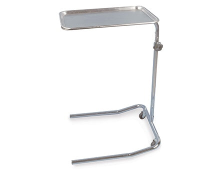 Hausmann Industries 2181 Model Mayo Tray Stand Tray U-Shaped Base 32 to 50 Inch 18.5 X 24 Inch - 2181