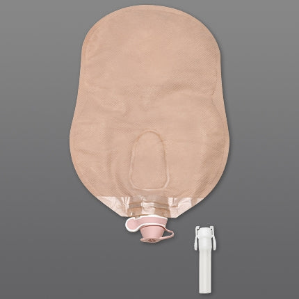Hollister New Image Urostomy Pouch Two-Piece System 9 Inch Length 1-3/4 Inch Stoma Drainable Pre-Cut - 18922