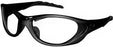 Alimed Viper Radiation Protection Glasses Wraparound Clear Tint Black Frame Over Ear Small / Medium - 936846/BLACK/NA