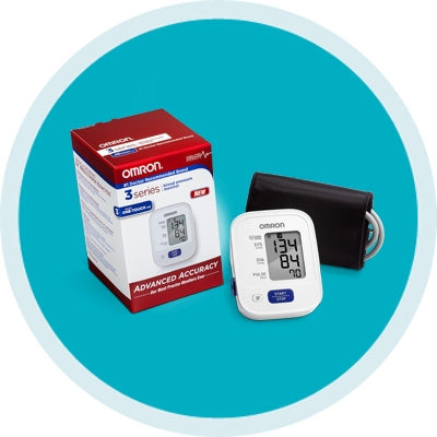 Omron Healthcare 3 Series Blood Pressure Monitor Desk Model 1-Tube Adult, Large Adult Size Upper Arm - BP710N