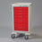 Health Care Logistics Crash Jr. Cart Steel, ABS Plastic Top, Polycarbonate Bumpers 24-1/2 X 26 X 42-3/8 Inch 6 Drawers - WAT-4
