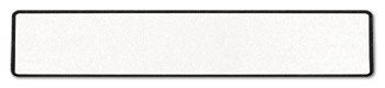 Carstens Wide-Trak Blank Label Multipurpose Label Without Legend White 1 X 5-3/8 Inch - 8800-01