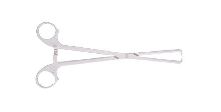Tenaculum Forceps Plastic Sterile Ratchet Lock 