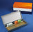 Globe Scientific - Slide Storage Box 25 X 75 mm Storage Box and 1 X 3 Inch Microscope Slides Gray ABS Plastic / Cork 50 Slide Capacity - 513077A
