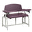 Clinton Industries Lab X Series Blood Drawing Chair Padded Flip Arm Gunmetal - 66000B-3G