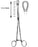 Marina - Sponge Forceps Kraff-Utrata 4 Inch Length Surgical Grade Stainless Steel NonSterile Ratchet Lock Finger Ring Handle Straight Fenestrated Oval Tips - 350-225